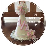 1/2 BIRTHDAY PARTY HAT