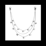 【triple_butterfly×chain ウォレット チェーンベルト 。】シルバー ピープス ストリートモード ベルト ゴシック パンク ロック  病みかわいい メンズ ウォレットチェーン