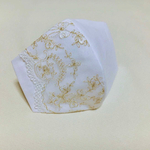 送料無料【ホワイト 片側】立体マスク レースマスク