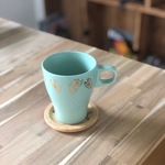 【NEW】ハワイアンスタッキングマグ【Mauka Mug(タロイモ)】Lū'au ポーセリンアート