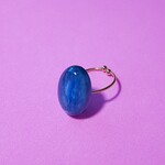 ラスト一点です【再販】大粒 カイヤナイト 天然石 シンプル リング