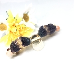 貔貅バレッタシリーズ♡フローライト＆グリーンアメジスト