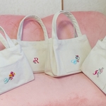 🌼イニシャルトートバッグ🌼ABCDE🎶