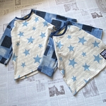 megu821様専用[120/100]星柄スイッチTシャツ＊7分袖