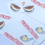 中華 🥟 メッセージカード 餃子 小籠包