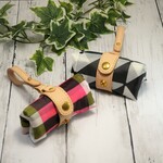 ナチュラルテイスト🍃ヌメ革エコバッグホルダー　