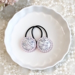 ♡2個set♡リバティ♡キラキラビーズのヘアゴムmini♡