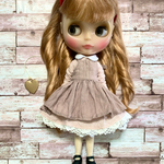 ブライス  アウトフィット　エプロンワンピース　３点セット　リカちゃん