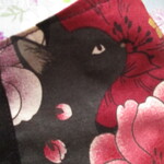 キルトゲイトnekoの立体型マスク・黒・21－3S
