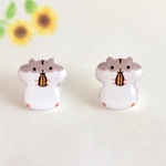 種もぐもぐピアス(ジャンガリアン)