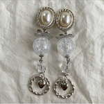シルバーリングピアス