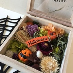 ハロウィンアレンジ　プレゼントBOX🎶