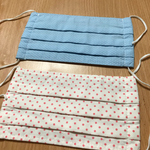 ハンドメイド　プリーツマスク　2枚セット