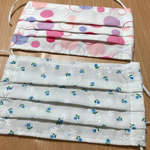 ハンドメイド　プリーツマスク　2枚セット