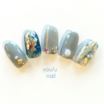 ♡金箔✖️シェル  よくばりnail♡