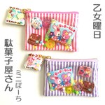 ちいさな駄菓子屋さんのコインケース◎ぱすてる