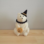 【サプライズ再販】しろくま貯金箱用 ハロウィンのお着替えセット