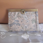 秋色花柄カードケース