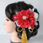 成人式.結婚式、和装髪飾り、振袖、つまみ細工、卒業式、髪飾り