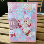 おすそ分けファイル　BOOK型　レトロアニマル スイーツパラダイス