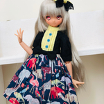 【1/6ドール汎用】メルヘンみあるワンピースset （あにまる）