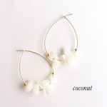 ♯７５ 冬のさざれフープピアス