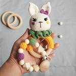 専用ページです。　　うさぎのRabbiちゃん【ガラガラ 赤ちゃん 歯固め おもちゃ】出産祝い ハロウィンバージョン
