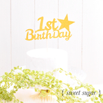 ケーキトッパー　【1st Birthday】