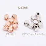M6265-2  120g  メタルビーズ キューブカット 3×3mm  3×【40g(約288ヶ)】
