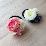 可愛いお花のヘアゴム🌸
