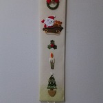 ちりめん細工  和ティストの  クリスマス  タペストリー
