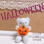 小さなクマさん【ハロウィン・南瓜】
