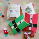 X'mas-４pcsピローボックス