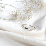 Tiny block ring(brass)