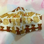 SSサイズ❣️サイズ変更可能❣️薄地マスク・手作りマスク・幼児立体マスク・くま