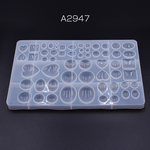 A2947  1個  シリコンモールド レジンモールド 貼付けパーツ 16×25.5cm【1ヶ】