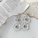 【sale】flower silver pierce
