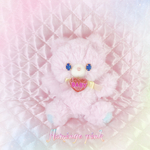 くまちゃん　ぬいぐるみミニ　ピンク