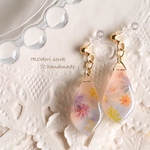 抒情詩 -lyrictears- 樹脂ノンホールピアス イヤリング