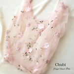 お花がいっぱいの可愛いエコバック・ピンク🌸