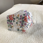イタリア製リネン刺繍生地の立体マスクA'