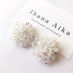 clear beads pierce ／ earring