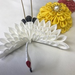 ［オーダー］鶴かんざし 菊飾りセット