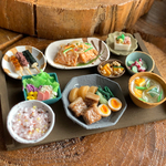 古民家カフェランチ〜角煮&鮭の南蛮漬け〜