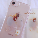秋のあそびごころ　押し花iPhoneケース/押し花ケース
