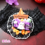 限定品💖ハロウィンデコ簡単つけ襟💖オバケ