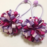 ボンボンリボンヘアゴム91