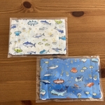 新年SALE小学生サイズガーゼマスク＊お魚柄2枚
