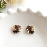 marrons glacésのビーズピアス、イヤリング
