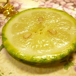 *限定*スライスライムとコットンパールのバッグチャーム*20cm*